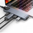 USB Hub Baseus Thunderbolt C Pro Dual Type-C to USB3.0*2+HDMI+RJ45+Type-C PD+ microSD+ SD(CAHUB-L0G) USB Hub Baseus Thunderbolt C Pro Seven-in-one Dual Type-C to USB3.0*2 + HDMI + RJ45 Ethernet + Type-C PD + microSD + SD card Cерый (CAHUB-L0G) (3699)