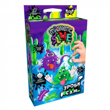 Безопасный набор для проведения опытов "Crazy Slime Magnetic" SLM-Mg-02-01U,02U мини  Вид 2